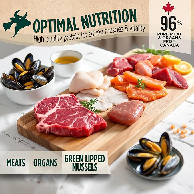 ZEAL Canada Air-Dried Salmon & Duck Recipe for Dogs - Superfood Omega-3 Rich, Dual-Protein, Grain Free, No Fillers, Complete Nutrition (Salmon & Duck, 5 oz)