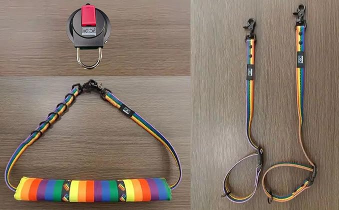 Prestige Elite - Set of 6 - Dog Groomers Helper Grooming Loops for Dogs Groomers - Adjustable Biothane Dog Grooming Loop, Belly Strap, Grooming Noose, Extension Strap & More - Pet Grooming Leash