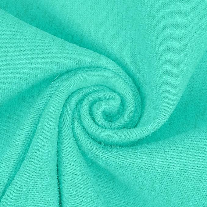 FUAMEY Dog Fleece Vest for Large Dogs,Warm Stretchy Dog Sweatshirts Pullover with Leash Hole Dogs Sweater Soft Pet Turtleneck Cozy Pet Vest Lightweight Sleeveless Cyan XXL