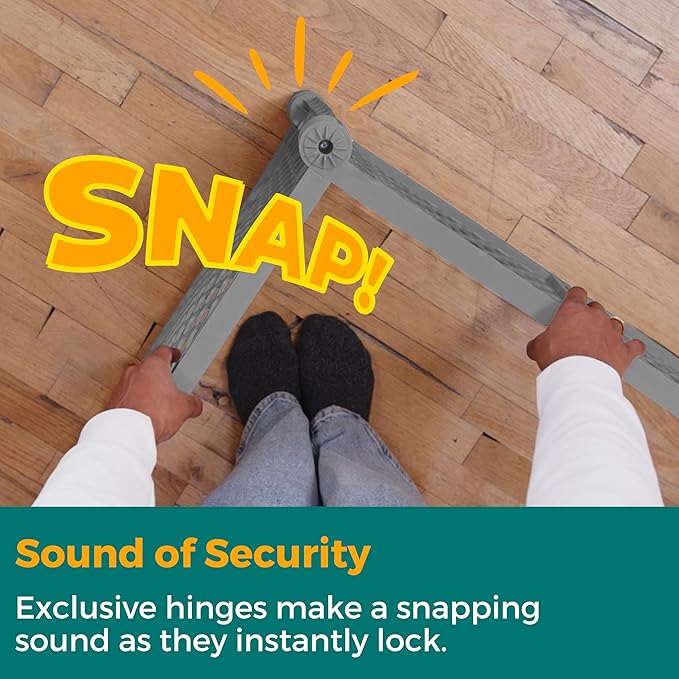 MyPet North States Petyard Plus: 3 Ft. Wide Folding Dog Playpen Indoor or Outdoor. 4-Panel Freestanding Play Pen Dog Gate Made in USA. 26" Tall, Fieldstone