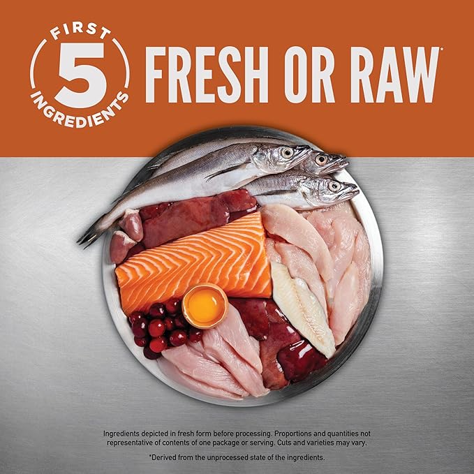 ORIJEN Grain Free High Protein Dry Dog Food Small Breed Puppy Recipe 4lb Bag