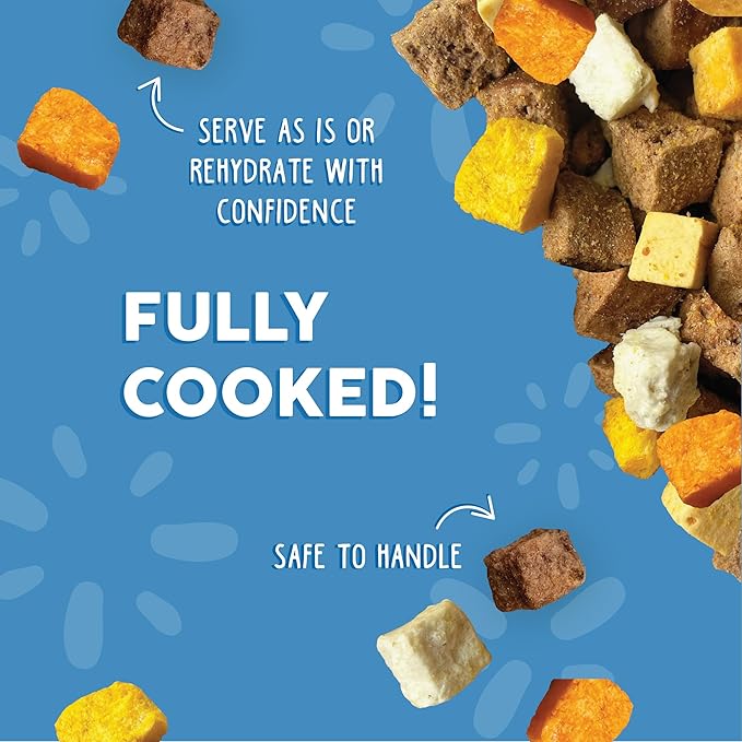 Weruva Dog Freeze Dried, Steak Frites Dinner with Sirloin Tip, Egg, Pumpkin & Sweet Potato, 1oz Bag