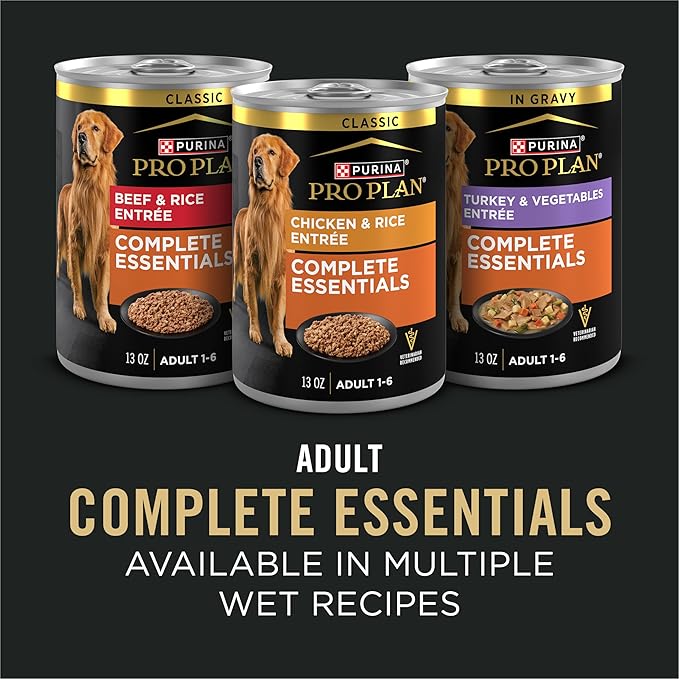 Purina Pro Plan Complete Essentials Shredded Blend Salmon and Rice Dog Food Dry Formula with Probiotics for Dogs - 15 lb. Bag