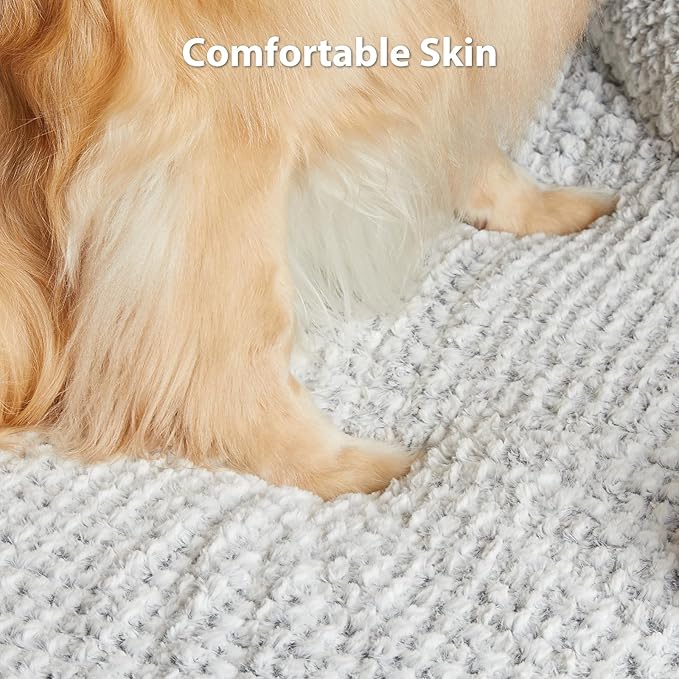 Orthopedic Dog Bed for Medium Dogs, Egg Crate Foam Bed for Medium Dogs, Equipped with Removable Waterproof Pillow Cover and Anti-Slip Bottom, Pet Bed