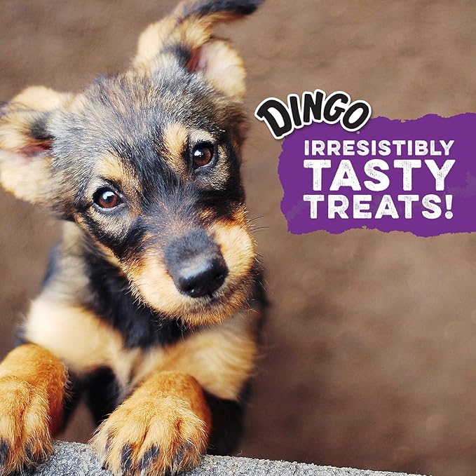 Dingo Delights 100% Rawhide Free Dog Treat Made with Real Chicken for Small, Medium, and Large Dogs 9-Count