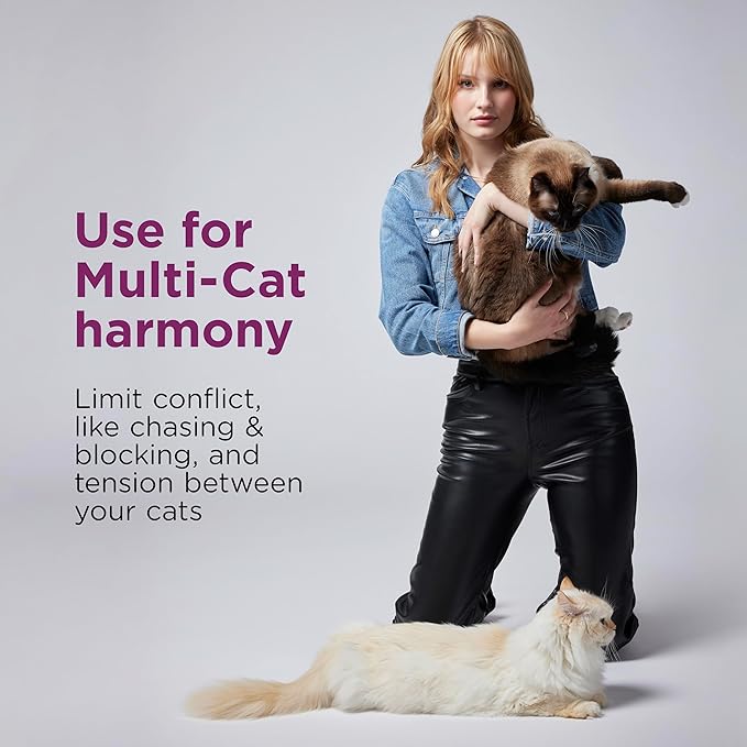 Comfort Zone 3 Pack MultiCat Diffuser Refills; Cat Calming Pheromones Help Anxiety; 30-day refills