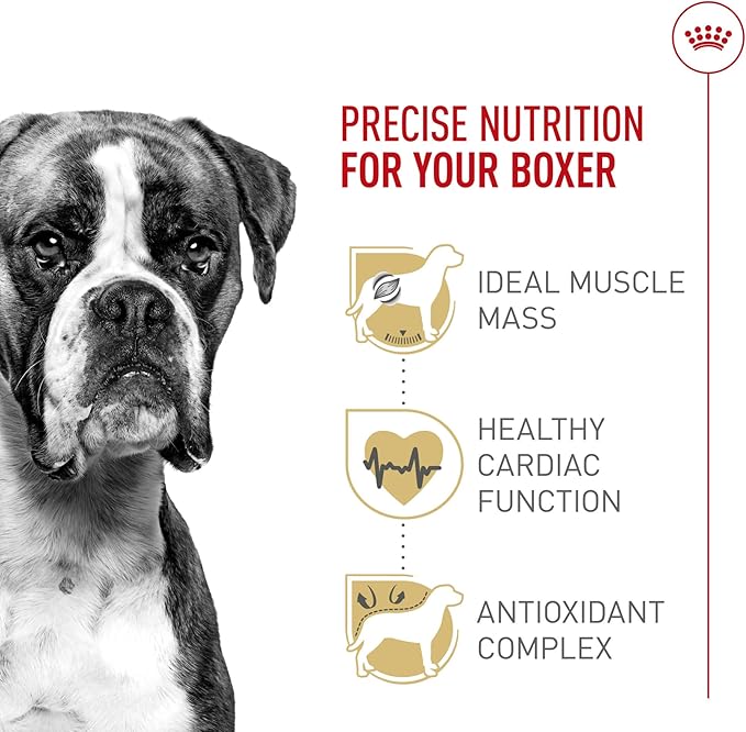 Royal Canin Boxer Adult Dry Dog Food, 30 lb bag