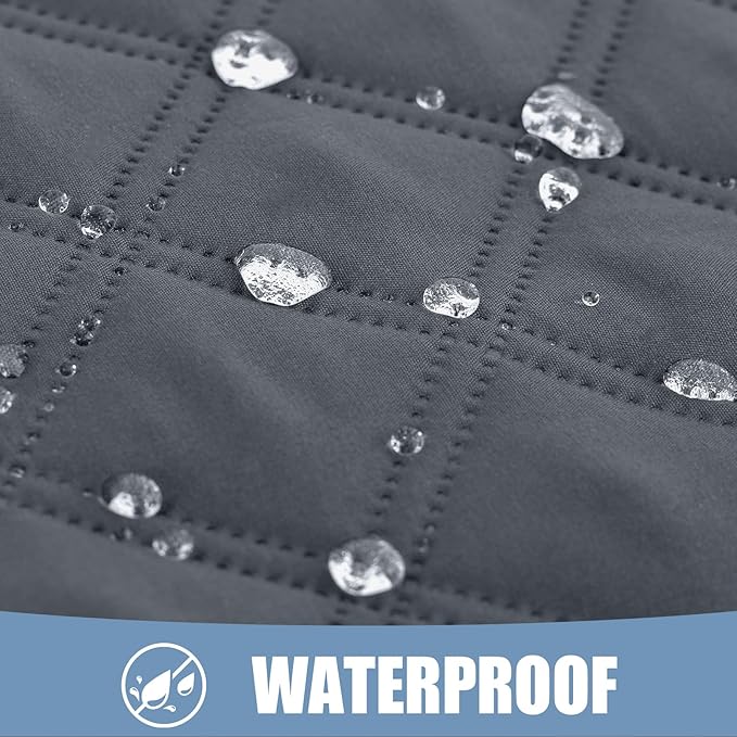 Smiry Waterproof Dog Blanket, Reversible Dog Bed Cover Pet Blanket, Soft Pet Couch Covers for Sofa Washable, Bed Couch Sofa Furniture Protector for Puppy Cat Kids (82"x120", Dark Grey/Black)