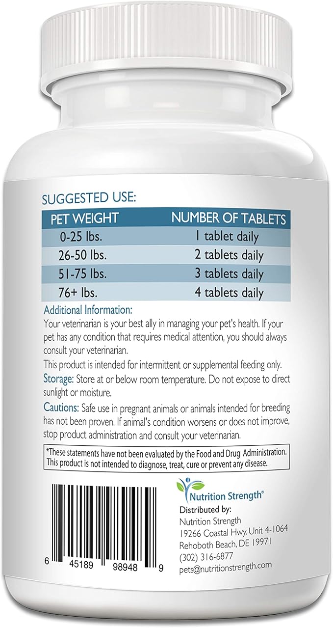 Cognitive Support for Dogs, Promotes Dog Brain Health, Mental Support Supplement for Cognitive Difficulties, 120 Chewable Tablets