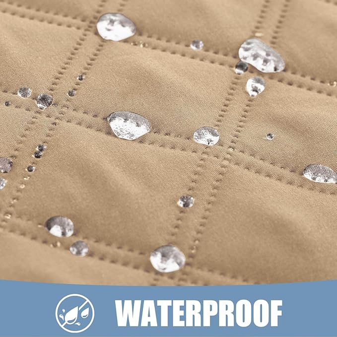 Smiry Waterproof Dog Blanket, Reversible Dog Bed Cover Pet Blanket, Soft Pet Couch Covers for Sofa Washable, Bed Couch Sofa Furniture Protector for Puppy Cat Kids (40"x80", Camel/Camel)