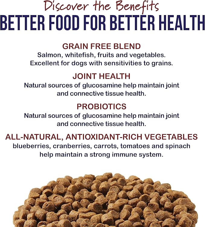 Best Breed Dr. Gary's Grain Free Ocean Recipe Slow-Cooked in USA, Natural Dry Dog Food for All Breeds and Sizes, 13lbs.