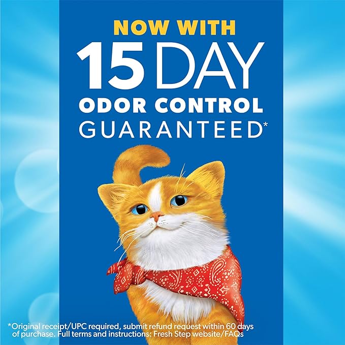 Fresh Step Advanced Extreme Clumping Litter with Febreze Freshness with Mountain Spring Scent, Fights Odor on Contact, 37 lbs. (2 x 18.5 lb. Box)