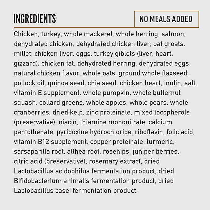 ORIJEN Amazing Grains High Protein Dry Dog Food Puppy Recipe 22.5lb Bag