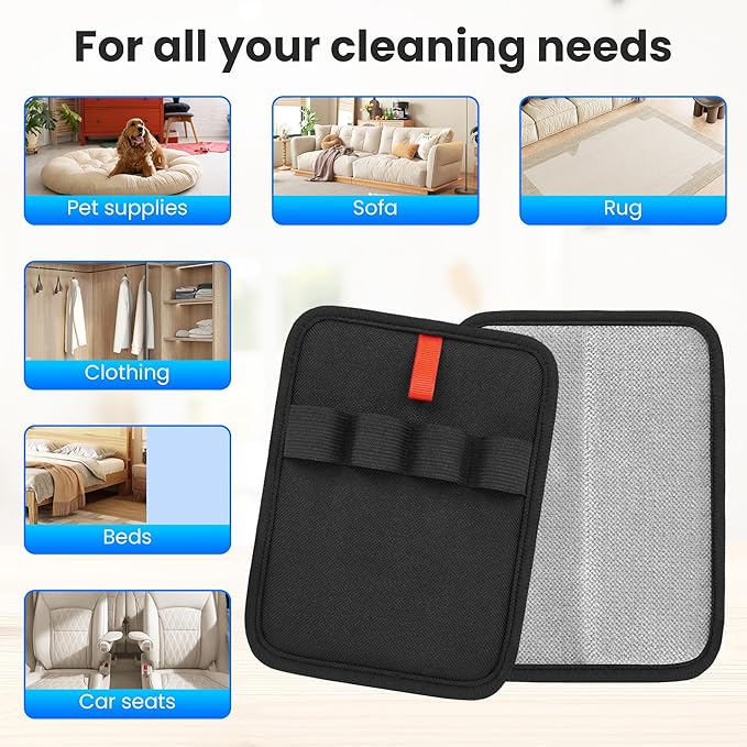 Pet Hair Removal Glove for Cats & Dogs, Upgraded Four-Finger Magic Brush Electrostatic Pet Hair Gloves, Reusable Pet Hair Remover Tool for Laundry, Couch, Carpet, Car Seat