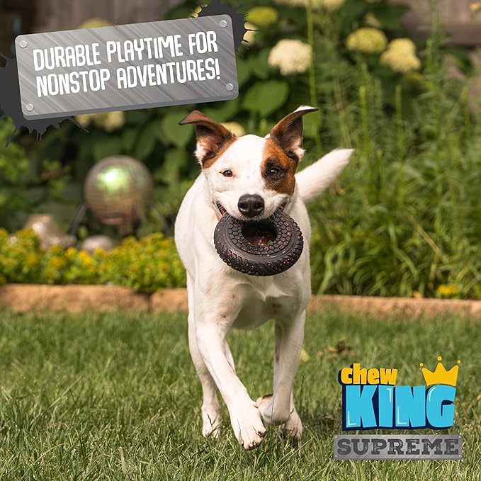 Chew King by Mammoth Supreme Dog Toy Collection, Medium Supreme Ring