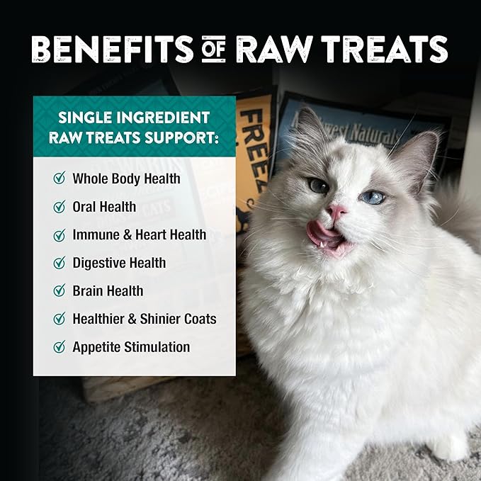 Northwest Naturals Raw Rewards Freeze-Dried Chicken Liver Treats for Dogs and Cats - Bite-Sized Pieces - Healthy, 1 Ingredient, Human Grade Pet Food, All Natural, Proudly Made in USA, 3 Oz (Pack of 1)