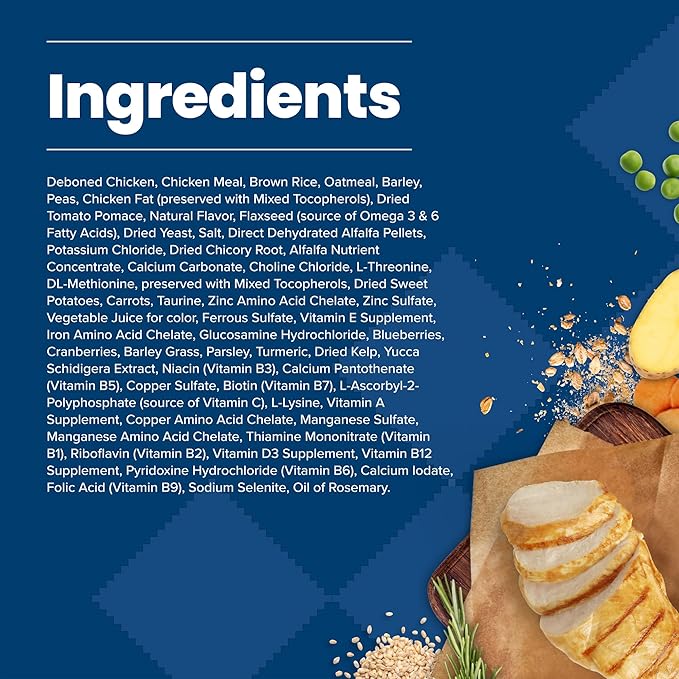 Blue Buffalo Life Protection Formula Natural Adult Small Bite Dry Dog Food, Chicken and Brown Rice 30-lb