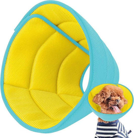 Inspack Soft Dog Cone Collar Alternative, E Cones for Medium Small Dogs/Cat to Stop Licking After Surgery, Neuter Recovery Ecollars of Shame Alternatives, Comfortable Paws Comfy Elizabethan Collars