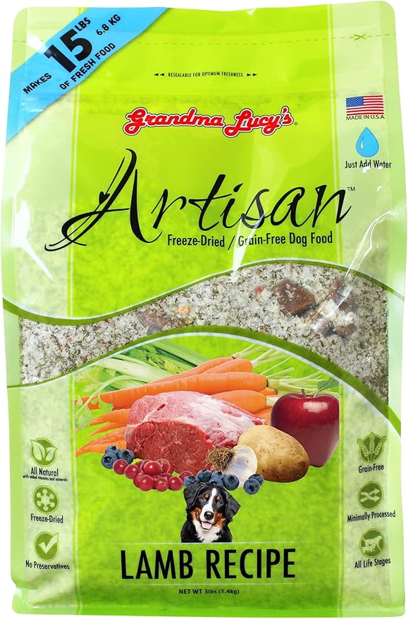 Grandma Lucy's - Artisan Lamb Dog Food – 3Lb