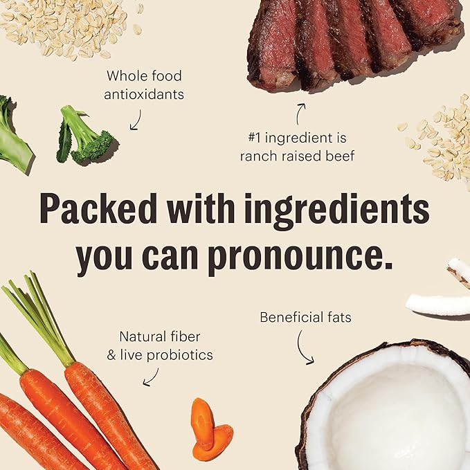 The Honest Kitchen Whole Food Clusters Dog Whole Grain Beef & Oat 10 lb Bag