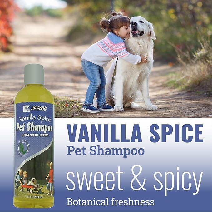 Kenic Vanilla Spice Pet Shampoo, 17-Ounce
