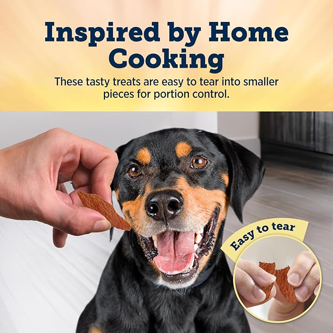 Blue Buffalo True Chews Premium Jerky Cuts Dog Treats, Made in the USA with Natural Ingredients, Beef, 20-oz Bag