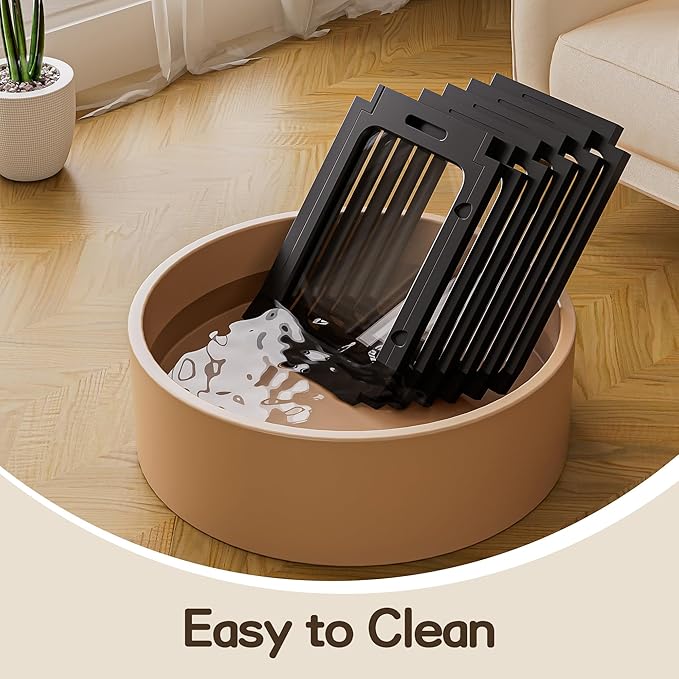 Jalove 30" H Clear Dog Playpen Acrylic Puppy Playpen Indoor, 8 PCS Easy Assemble Cat Rabbit Ferret Pet Play Pen, Plastic Dog Fence Crate Kennel Whelping Cage Enclosure for Small & Medium Dogs, Black