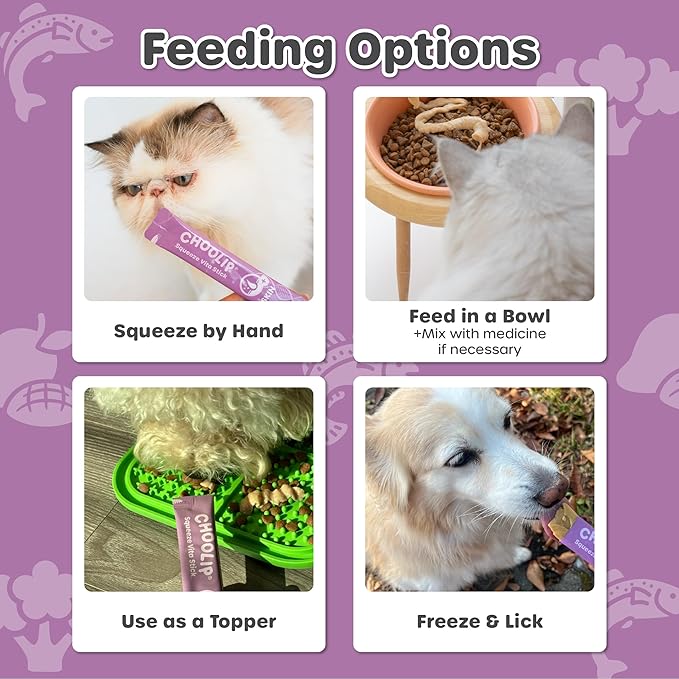 Squeeze Vita Stick Lickable Cat and Dog Treats – 49-Count Coat Support Sticks with Multivitamins, Soft Squeezable Paste for All Life Stages, Supporting Coat Health