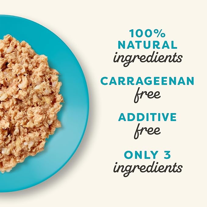 Applaws Natural Wet Kitten Food, Limited and Natural Ingredients, High Protein with No Artificial Additives, Tuna Fillet in Broth (6 x 2.47oz Cans)