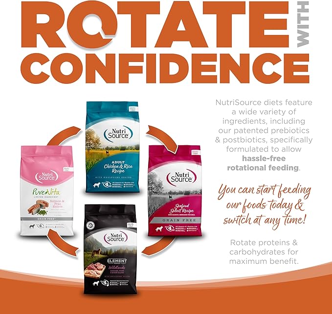 NutriSource Element Series Outback Trails Dry Dog Food, Lamb, Kangaroo and Wild Board, 4LB