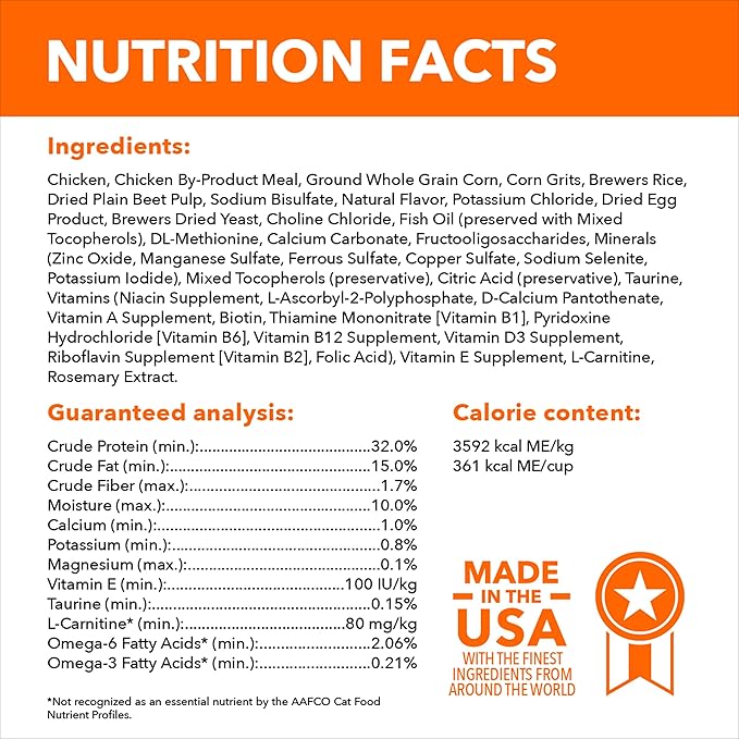 IAMS Proactive Health Adult Urinary Tract Healthy Dry Cat Food with Chicken, 16 lb. Bag