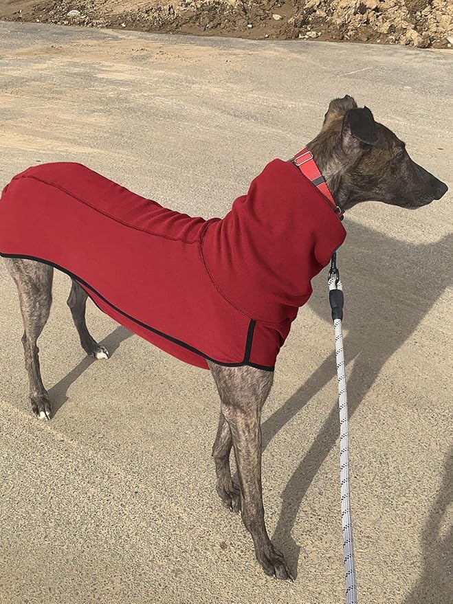 Esobo Fleece Dog Apparel Winter Warm Dog Coat Doggie Turtleneck Cozy Jacket Soft Shirt Vest Stylish Pet Outfits for Small Medium Large Dogs