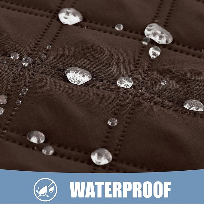 Smiry Waterproof Dog Blanket, Reversible Dog Bed Cover Pet Blanket, Soft Pet Couch Covers for Sofa Washable, Bed Couch Sofa Furniture Protector for Puppy Cat Kids (68"x82", Chocolate/Chocolate)