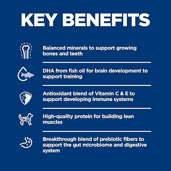 Hill's Science Diet Puppy, Puppy Premium Nutrition, Dry Dog Food, Chicken & Brown Rice, 15.5 lb Bag