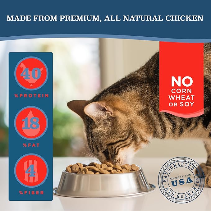 Blackwood Dry Cat Food, Special Diet Formula for Sensitivities, Chicken Meal & Field Pea Recipe, 13.2 Pound Bag, High Protein, Slow Cooked, Grain Free