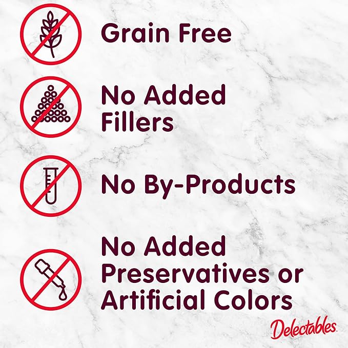 Delectables Squeeze Up Creamy Squeezable Puree, Lickable Wet Cat Treats, Grain Free, No Added Fillers, No By-Products, No Added Preservatives, 0.5 Ounces Tube Chicken with Catnip, 32 Tubes Total