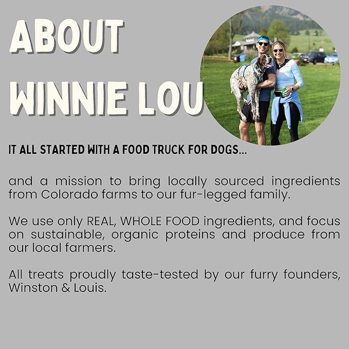 Winnie Lou Organic Healthy Dog Treats – All Natural Crunchy Dog Biscuits Made in USA with Organic Pumpkin, Ginger, Activated Charcoal for Improved Digestion – Tummy Tidbits (Pack of 2)