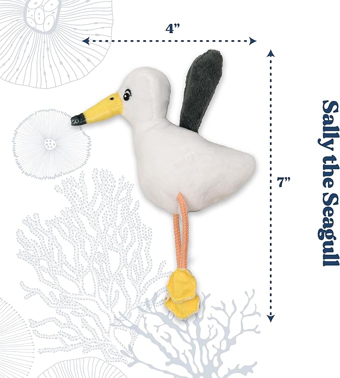 Cat Toys | Plush Toy Seagull Cat Toys for Indoor Cats | Eco Friendly Toy Made from Non Toxic Materials