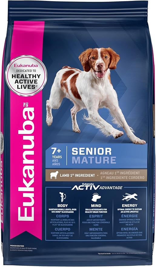 Eukanuba Senior Lamb 1st Ingredient Dry Dog Food, 30 lb