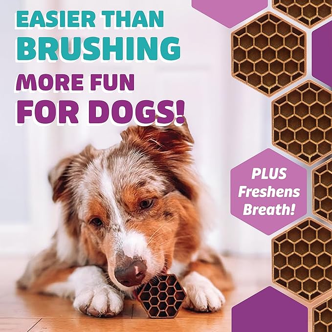 Yummy Combs Dog Dental Treats – Vet VOHC Approved – Delicious Chicken Protein – Removes Tartar with Cleaning Comb Shape – Dental Dog Treats for Small Dogs (36oz, 63 Count)