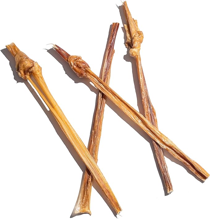 Jack&Pup Dog Bully Sticks for Small Dogs - 12 Inch Junior Bully Sticks for Dogs (18 Pack) Great Bully Stick for Teething Puppies