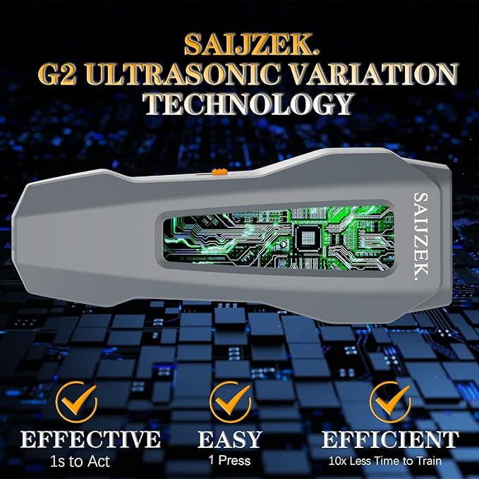 Ultrasonic Dog Barking Deterrence Device, Dog Training Tool, Animal Trainer, Rechargeable Anti-Barking Device, Suitable for Both Indoor and Outdoor Use, Gray