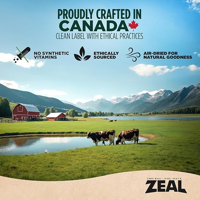 ZEAL Canada Air-Dried Turkey Recipe for Dogs - High Protein, Natural Superfoods, Nutrient Rich, No Fillers, Grain Free, Complete & Balanced (Turkey, 5 oz)