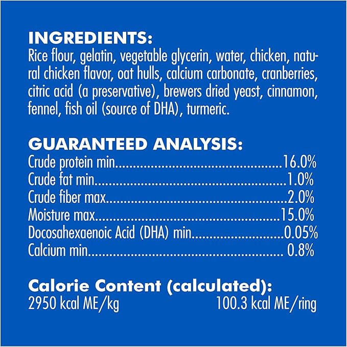 N-Bone Puppy Teething Rings Chicken Flavor Dog Treat, 18 Rings Total, 21.6-oz - Natural Puppy Chew Toys Alternative for Teething Discomfort - Small and Large Dogs