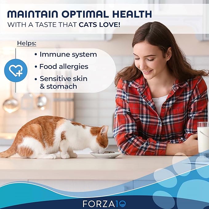 Forza10 Wet Hypoallergenic Cat Food, Canned Wet Cat Food, for Adult Cats with Allergy and Skin and Coat Conditions, 32 Pack Case of 3.5 Ounce Each (Lamb)