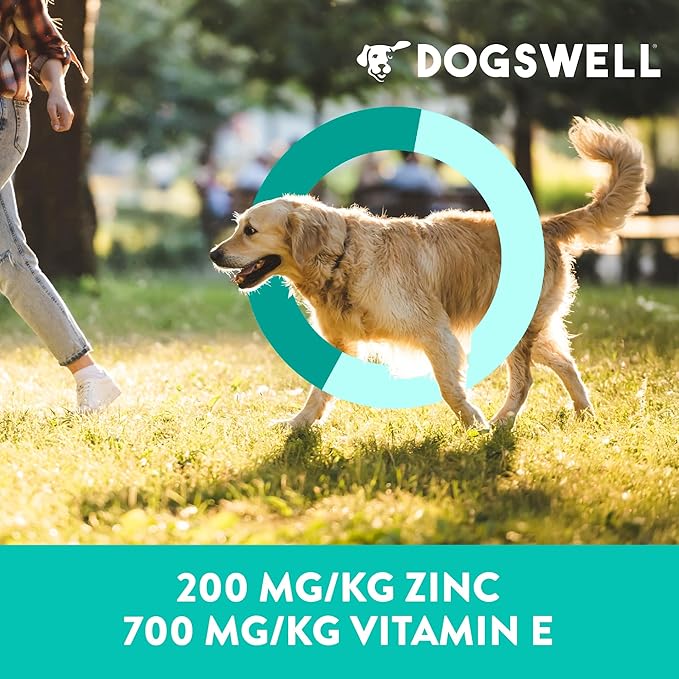 Dogswell Skin & Coat Jerky Dog Treats, Salmon, 10 oz. Bag