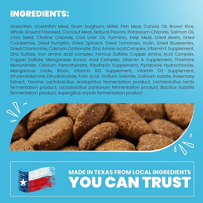 Muenster Ancient Grains Ocean Fish Dry Dog Food, 12lb (Pack of 3) - Gluten-Free, High Protein, Digestive Support