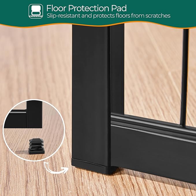 Yaheetech Dog Playpen Outdoor, 40 inch 4 Panels Dog Pen Indoor Heavy Duty Puppy Exercise Pen Metal Pet Fence for RV Camping/Yard/Garden