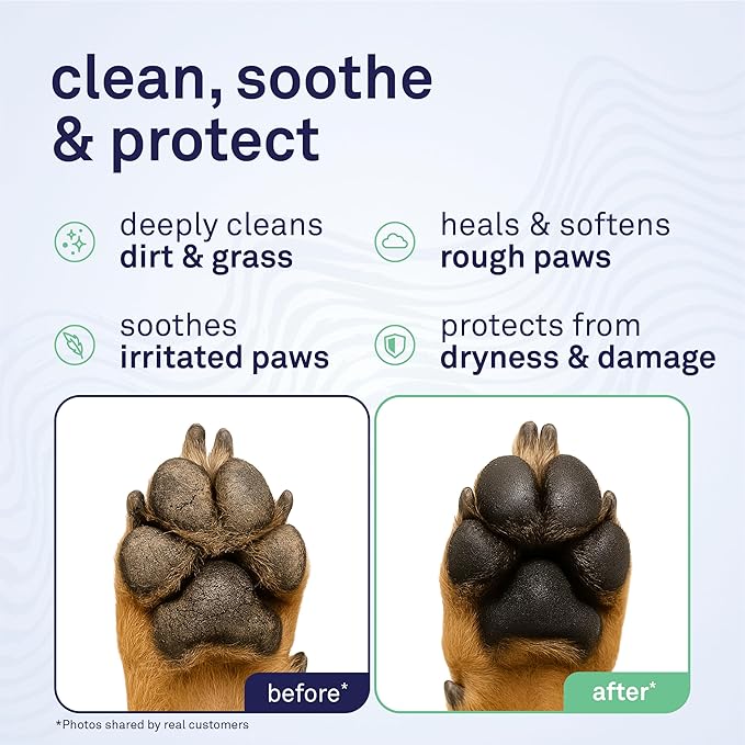 Petpost Paw Wipes for Dogs | 70 Count Dog Paw Cleaner Wipes with Coconut Oil, Jojoba Oil & Aloe | Gentle Pet Wipes for Paws | Large Ultra Soft Cotton Pads, Cherry Blossom Scent