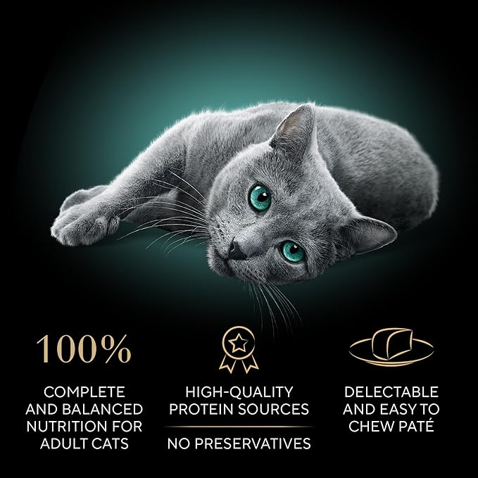 Sheba Perfect Portions Wet Cat Food Pate Savory Chicken, with Sustainable Salmon, and Roasted Turkey Entree Variety Pack, 2.6 oz. Twin-Pack Trays (18 Count, 36 Servings) (Pack of 2)
